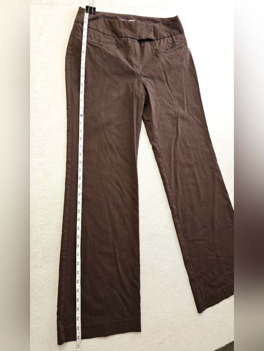 Nine & Co. by Nine West Brown Bootcut Pants Waist 10 - Picture 6 of 9